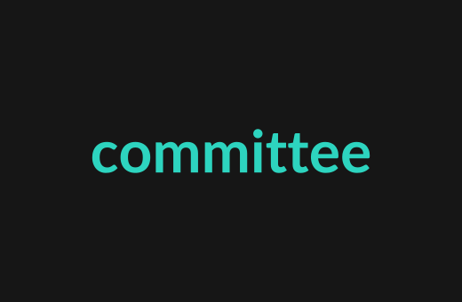 Committee dashboard